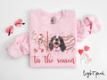 English Springer Spaniel Dog Valentine39s Day Sweatshirt Valentines English Springer Spaniel Gifts Dog Mom Crewneck Shirt Long Sleeve Sweatshirt – Easygoing Wear · High-Quality Print