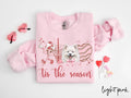 American Eskimo Dog Valentine39s Day Sweatshirt Valentines American Eskimo Gifts Dog Mom Crewneck Shirt Long Sleeve Sweatshirt – Fan Favorite · High-Quality Print