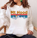 Mt Hood Hoodie Retro Mountain Sun Unisex Mt Hood Hoodie Sweatshirt Personalization Available Hoodie – Easygoing Wear · Trending Graphic Apparel