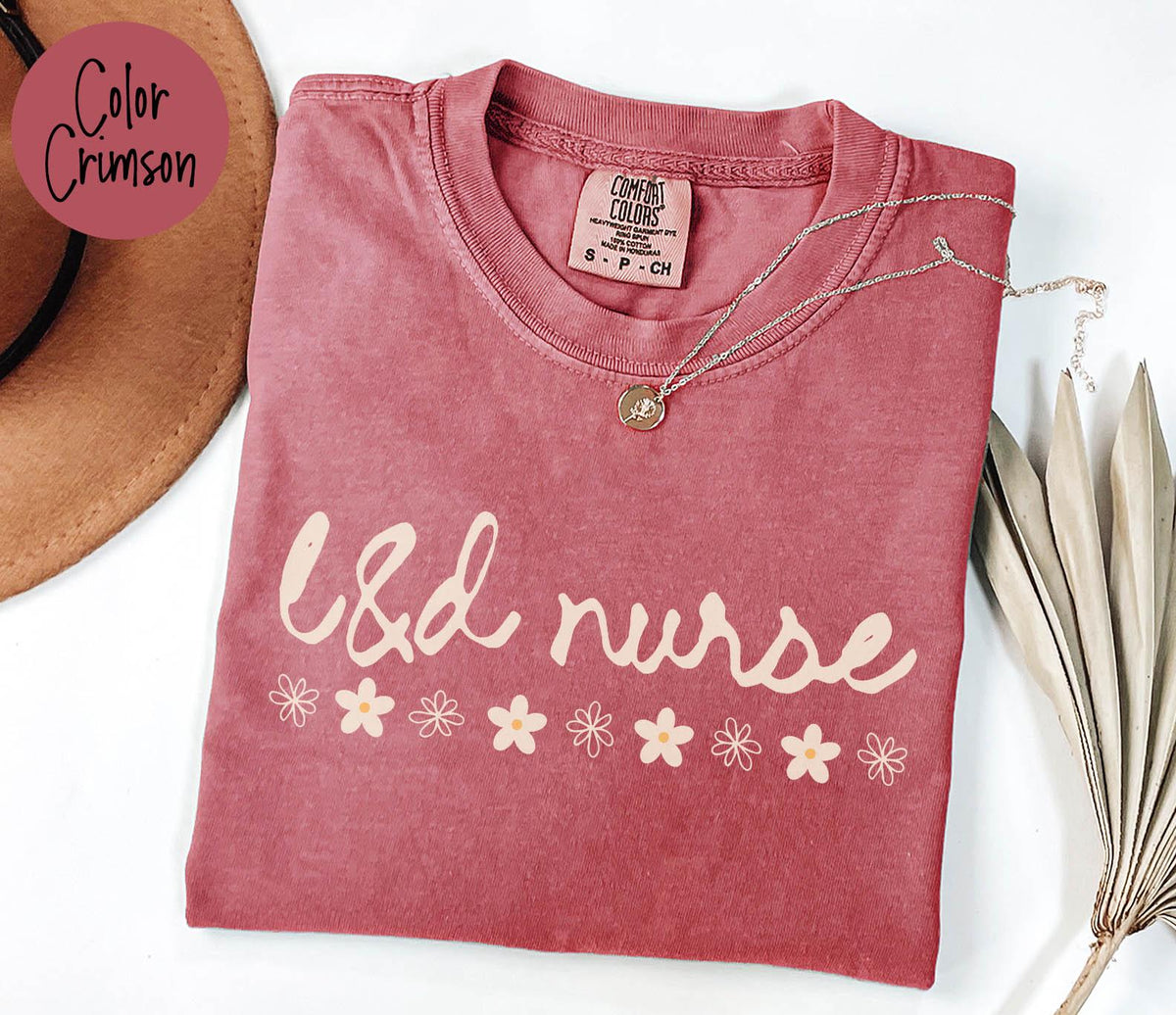 LAD Nurse Shirt Labor and Delivery Nurse Gifts Graduation Gifts Daisy Flowers T Shirt Tshirt Tee for Women Graphic Tee – Warm & Stylish · Top Pick For Any Outfit