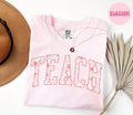 Teacher Appreciation Shirt Teach Gifts Graduation Gifts Pink Toile T Shirt Chinoiserie Tshirt Tee for Women Graphic Tee – Cozy Vibes · Perfect For Daily Wear