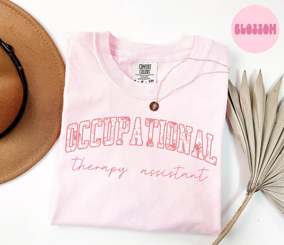 OTA Shirt Occupational Therapy Assistant Gifts Graduation Gifts Pink Toile T Shirt Chinoiserie Tshirt Tee for Women Graphic Tee – Soft Feel · Top Pick For Any Outfit