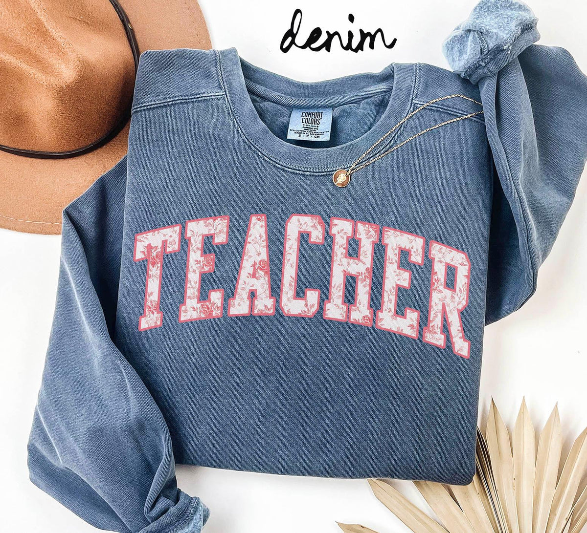 Teacher Appreciation Sweatshirt Teacher Gifts Graduation Gifts Pink Toile Crewneck Chinoiserie Shirt for Women Sweatshirt – Warm & Stylish · Perfect For Daily Wear