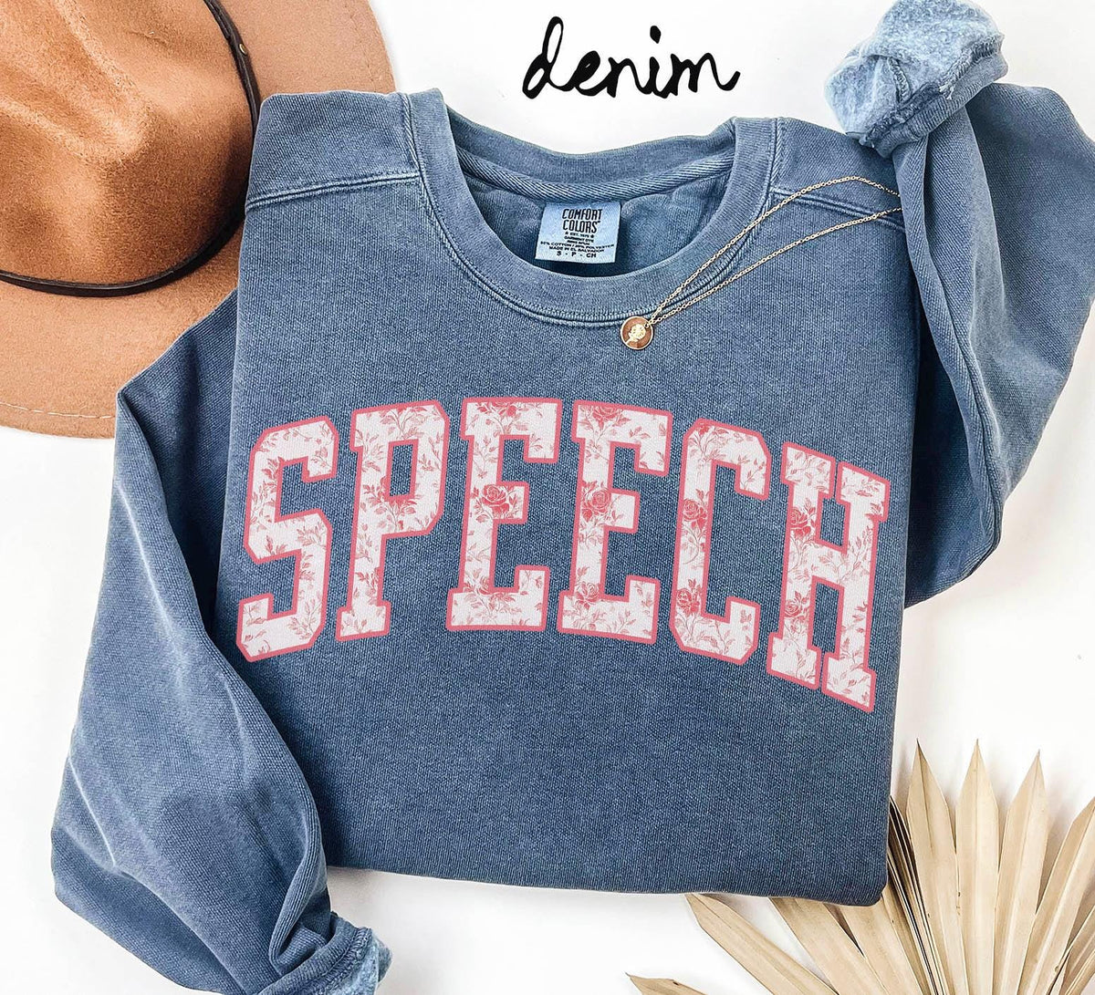 Speech Language Pathologist Sweatshirt Speech Therapist Gifts Graduation Gifts Pink Toile Crewneck Shirt Women Sweatshirt – Fan Favorite · Top Pick For Any Outfit