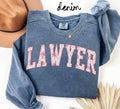 Lawyer Sweatshirt Lawyer Gifts Graduation Gifts Pink Toile Crewneck Chinoiserie Shirt for Women Sweatshirt – Warm & Stylish · Must-Have Style