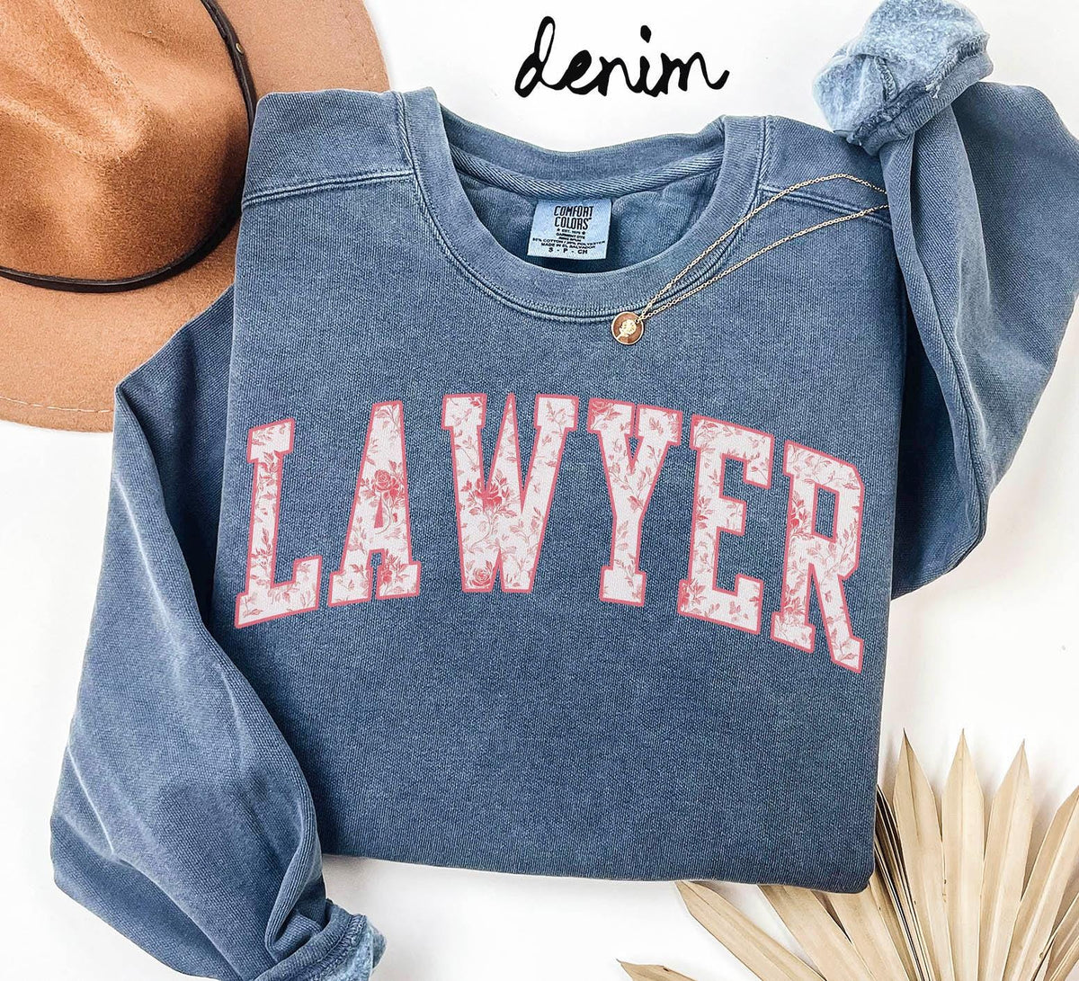 Lawyer Sweatshirt Lawyer Gifts Graduation Gifts Pink Toile Crewneck Chinoiserie Shirt for Women Sweatshirt – Warm & Stylish · Must-Have Style