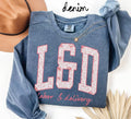 LD Sweatshirt Labor and Delivery Nurse Gifts Graduation Gifts Pink Toile Crewneck Chinoiserie Shirt for Women Sweatshirt – Warm & Stylish · Perfect For Daily Wear