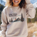 Lake Tahoe California Sweatshirt Unisex Retro Ski Mountain Gondola Lake Tahoe Sweatshirt Personalization Available Sweatshirt – Easygoing Wear · Perfect For Daily Wear