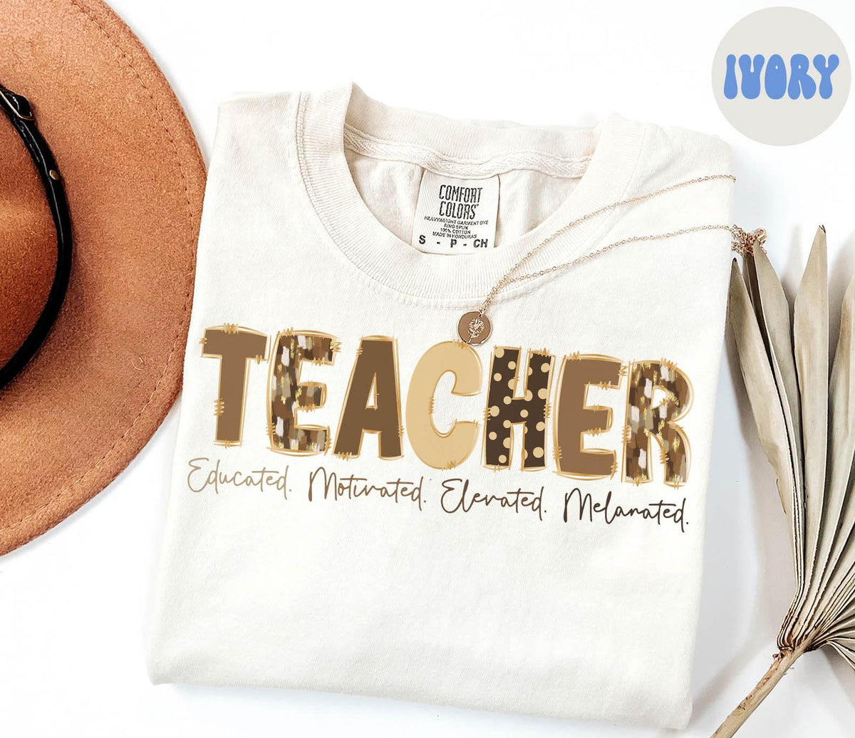 Black Teacher Life Shirt Melanated Teacher Gifts Graduation Black History Month Tshirt African American Tee Women Graphic Tee – Aesthetic Look · Perfect For Daily Wear
