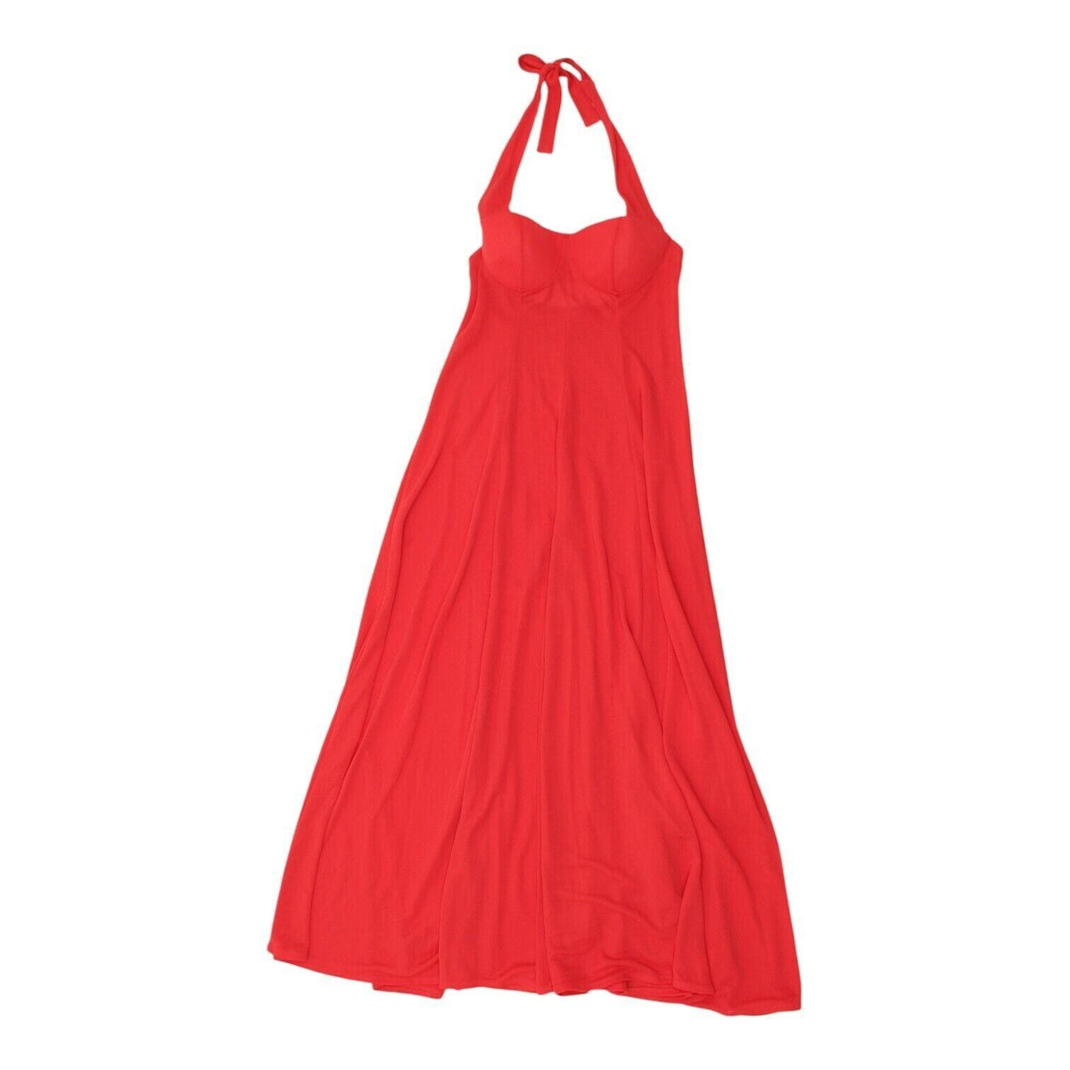 Vintage Womens Red Neck Tie Backless Sleeveless Dress Luxury High End VTG Graphic Tee – Soft Feel · Top Pick For Any Outfit
