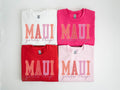 Maui Hawaii Sweatshirt Girls Trip Sweatshirt Vacation Matching Group Crewneck Shirt Long Sleeve Sweatshirt – Bold Style · Top Pick For Any Outfit