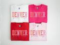 Denver Colorado Sweatshirt Girls Trip Sweatshirt Vacation Matching Group Crewneck Shirt Long Sleeve Sweatshirt – Warm & Stylish · High-Quality Print