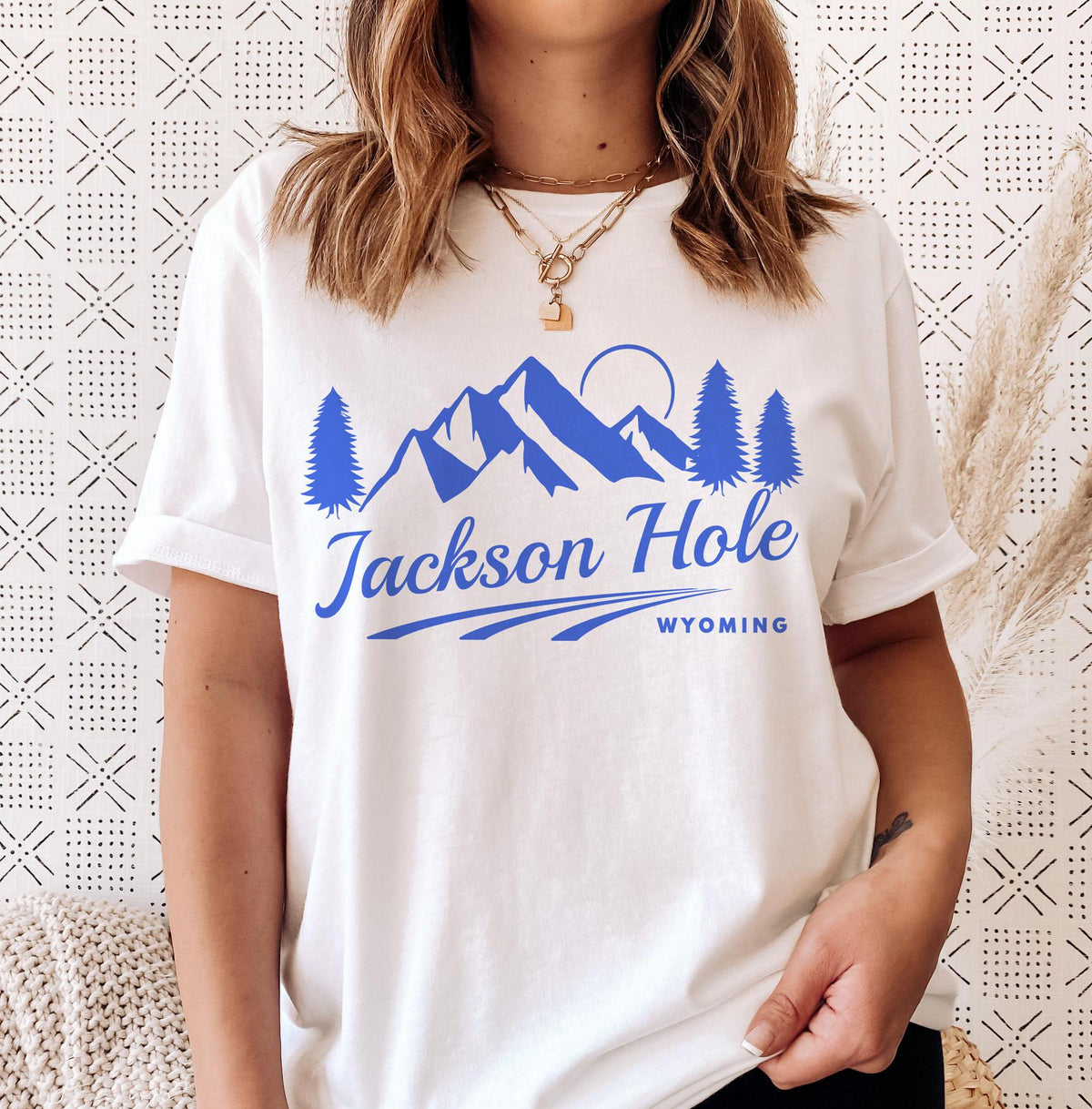 Jackson Hole Wyoming TShirt Retro Mountain Unisex Jackson Hole Shirt Personalization Available Graphic Tee – Warm & Stylish · Great Gift For Fans
