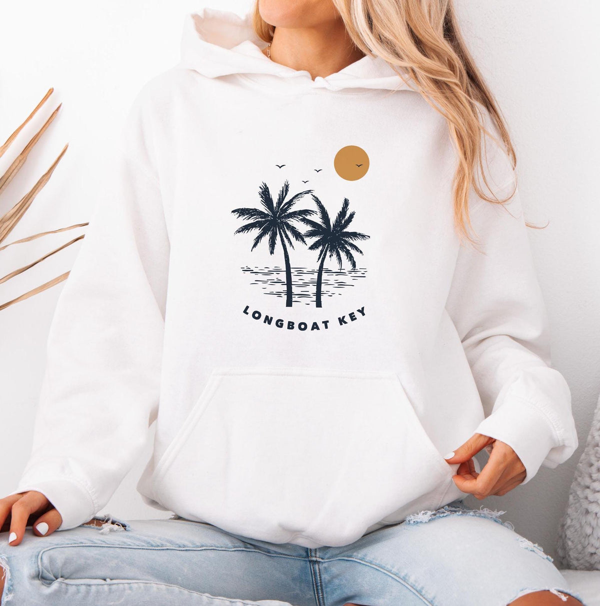 Longboat Key Florida Hoodie Retro Unisex Longboat Key Hoodie Sweatshirt Personalization Available Hoodie – Warm & Stylish · Great Gift For Fans