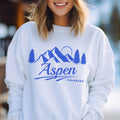 Aspen Colorado Sweatshirt Unisex Mountain Aspen Sweatshirt Personalization Available Sweatshirt – Fan Favorite · Must-Have Style