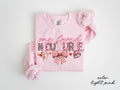 NICU Nurse Life Valentine39s Day Sweatshirt NICU Nurse Gifts Brushstroke Coquette Bow Crewneck Shirt Women Sweatshirt – Cozy Vibes · Trending Graphic Apparel