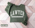 Melanated Lawyer Sweatshirt Black Law School Student Gifts Graduation Gifts Black History Month Crewneck Shirt Women Sweatshirt – Bold Style · High-Quality Print