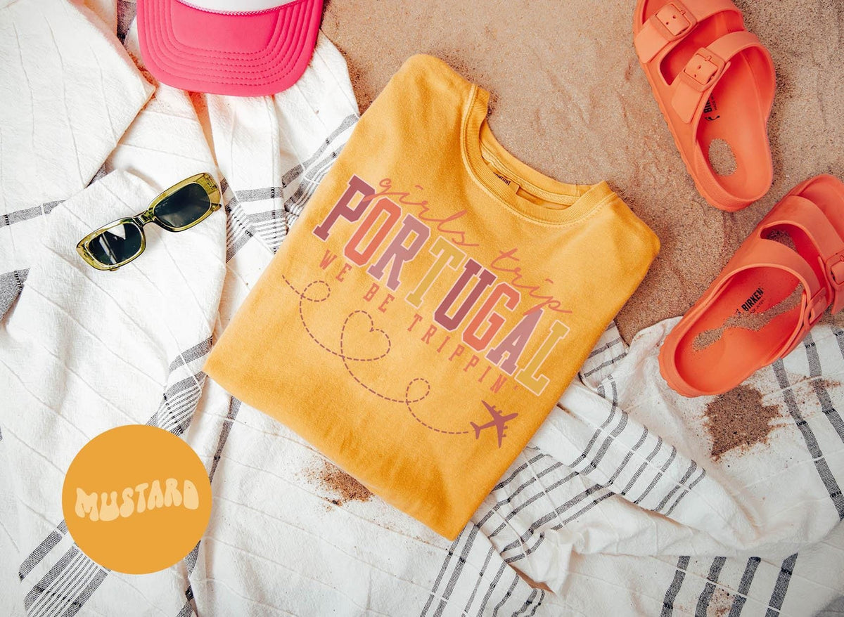 Portugal Shirt Girls Trip Tshirts Girls Trip Favors Shirts Vacation T Shirt Matching Group Tshirt Friends Trip Tee for Women Graphic Tee – Warm & Stylish · Great Gift For Fans