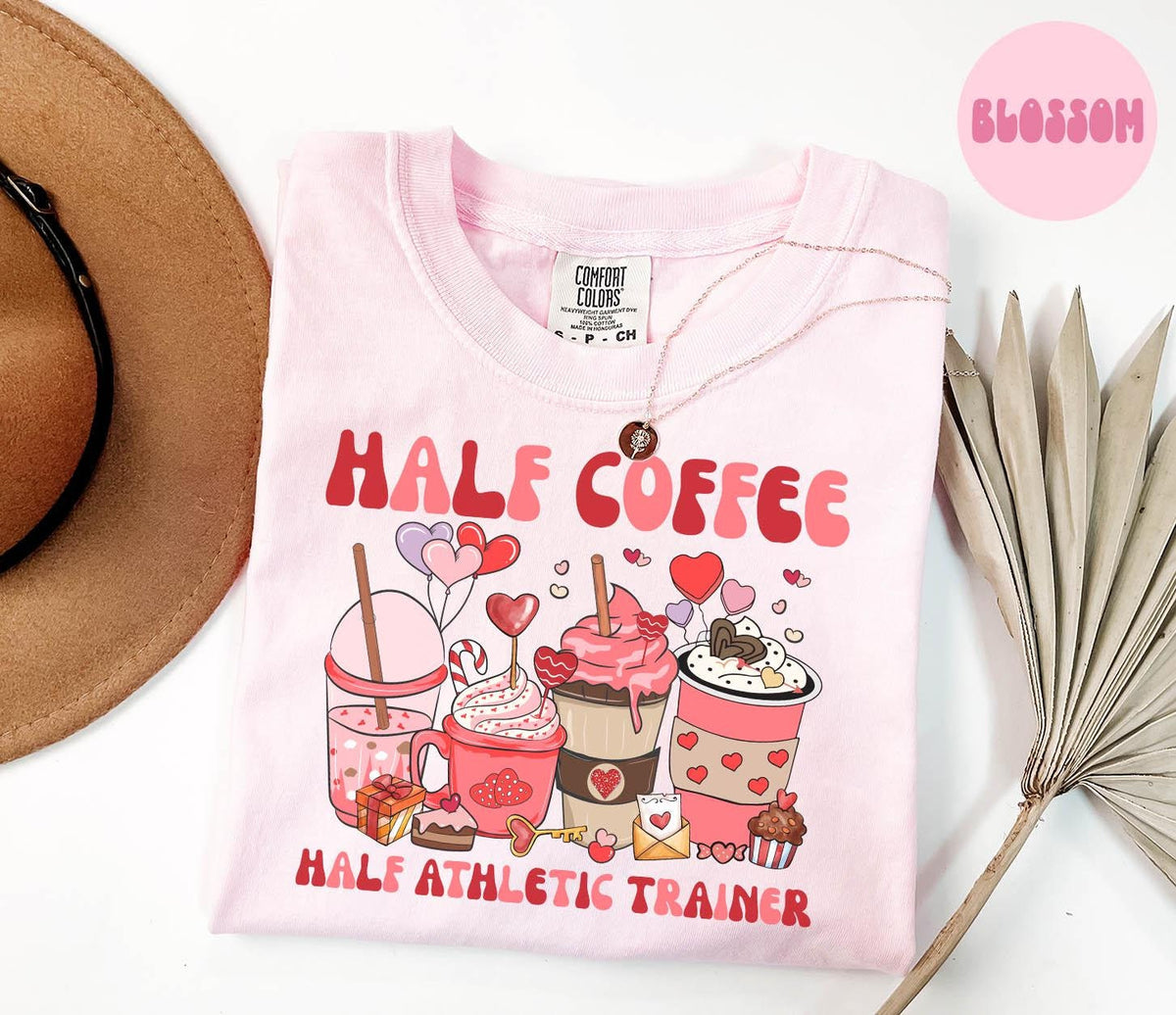 Athletic Trainer Valentine39s Day Shirt Athletic Trainer Gifts Coffee Tee Graduation Tshirt Shirt for Women Graphic Tee – Aesthetic Look · Must-Have Style