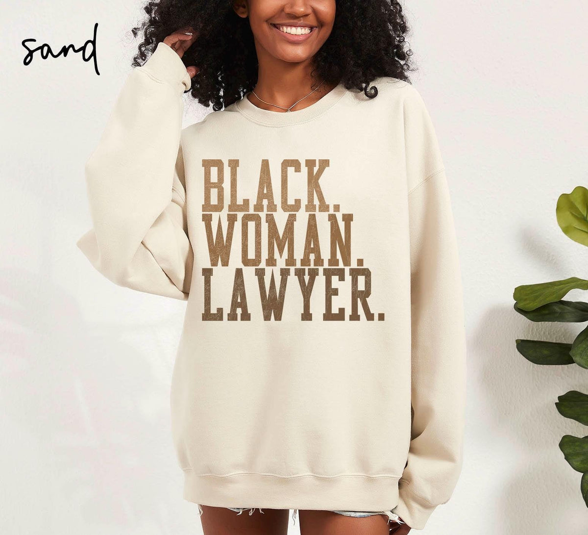 Black Lawyer Sweatshirt Lawyer Gifts Graduation Gifts Black Woman Crewneck Shirt Black History Educated Black Woman Sweatshirt – Cozy Vibes · Top Pick For Any Outfit