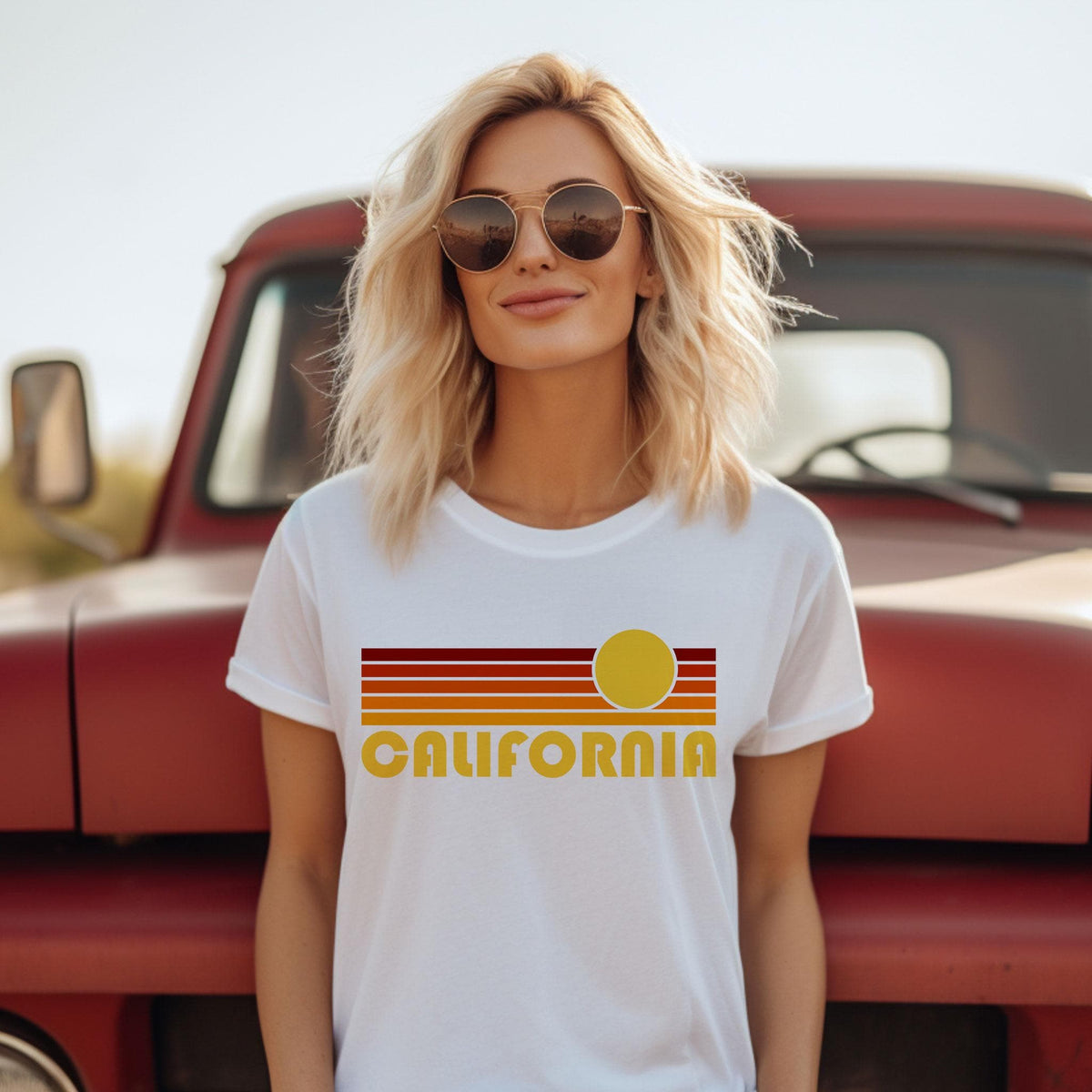 California TShirt Retro Sunset Unisex California Shirt Personalization Available Graphic Tee – Bold Style · Must-Have Style