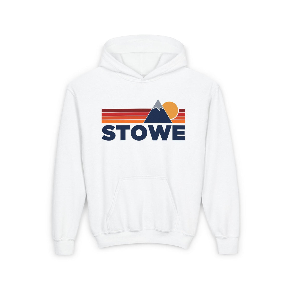 Stowe Vermont Youth Hoodie Retro Mountain Kids Pullover Vintage Style Stowe Sweatshirt Hoodie – Fan Favorite · Must-Have Style