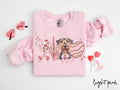 Airedale Terrier Dog Valentine39s Day Sweatshirt Valentines Airedale Terrier Gifts Dog Mom Crewneck Shirt Long Sleeve Sweatshirt – Bold Style · Trending Graphic Apparel