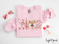 Shiba Inu Dog Valentine39s Day Sweatshirt Valentines Shiba Inu Gifts Dog Mom Crewneck Shirt Long Sleeve Sweatshirt – Easygoing Wear · Trending Graphic Apparel