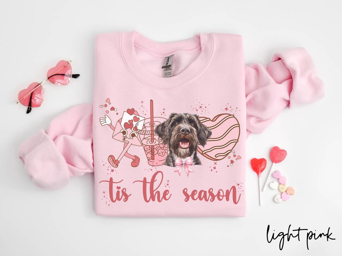 Wirehaired Pointing Griffon Dog Valentine39s Day Sweatshirt Valentines Wirehaired Pointing Griffon Gifts Dog Mom Crewneck Shirt Sweatshirt – Feel-Good Design · Top Pick For Any Outfit