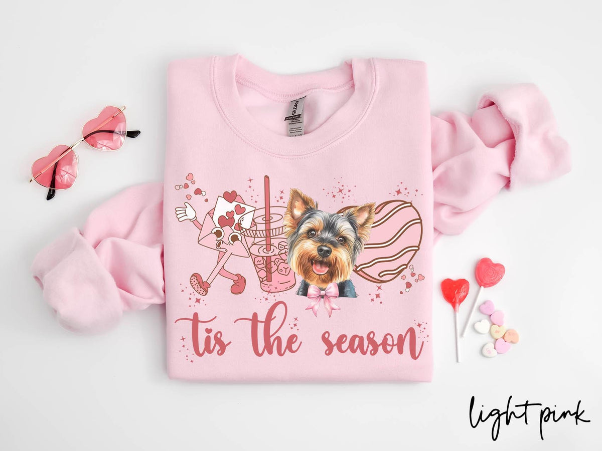 Yorkie Dog Valentine39s Day Sweatshirt Valentines Yorkshire Terrier Gifts Dog Mom Crewneck Shirt Long Sleeve Sweatshirt – Fan Favorite · Top Pick For Any Outfit