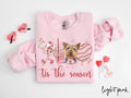 Welsh Terrier Dog Valentine39s Day Sweatshirt Valentines Welsh Terrier Gifts Dog Mom Crewneck Shirt Long Sleeve Sweatshirt – Feel-Good Design · High-Quality Print