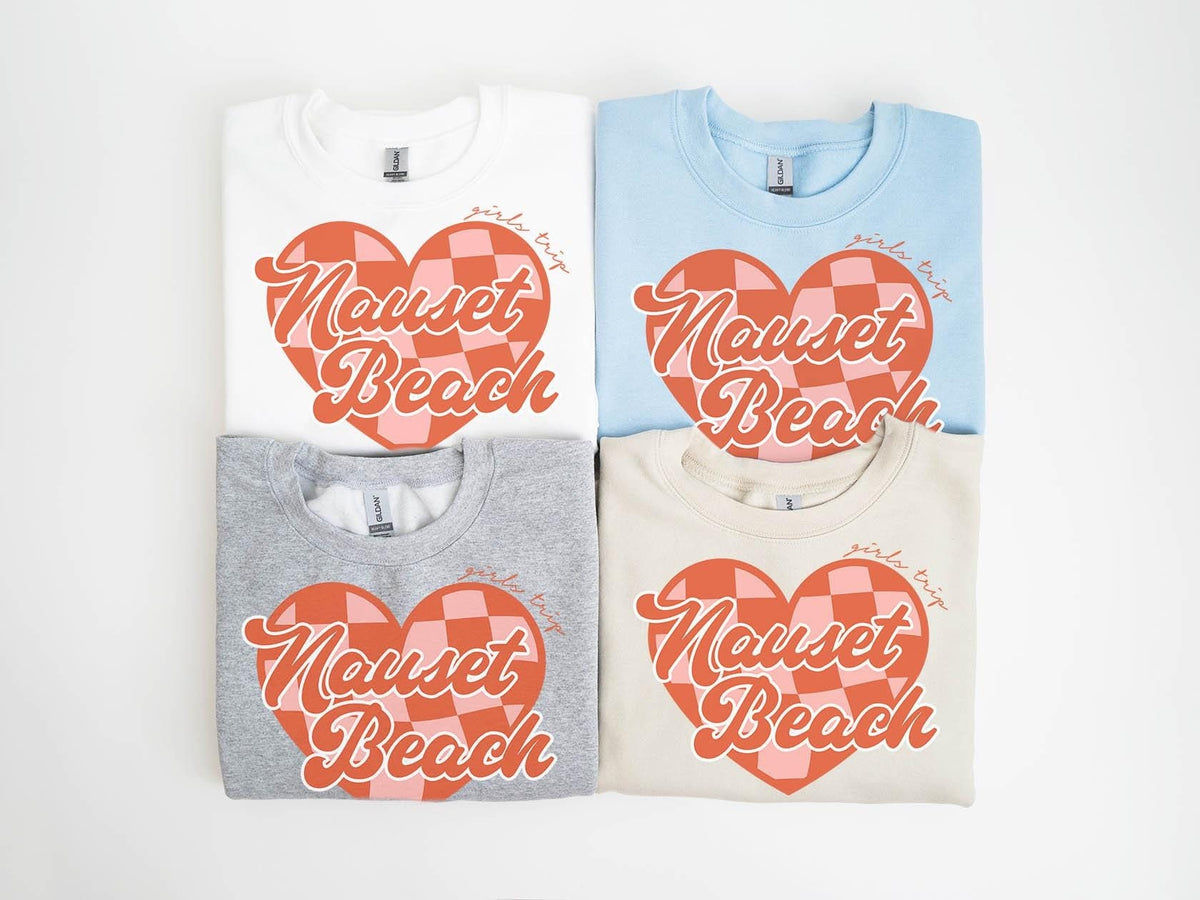 Nauset Beach Girls Trip Sweatshirt Girls Trip Favors Friends Trip Sweatshirt Matching Gifts Group Crewneck Shirt Long Sleeve Sweatshirt – Warm & Stylish · Trending Graphic Apparel