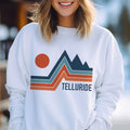 Telluride Sweatshirt Unisex Retro Crewneck Telluride Sweatshirt Personalization Available Sweatshirt – Aesthetic Look · Must-Have Style