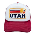 Utah Trucker Hat Retro Mountain Utah Snapback Hat Adult Hat Graphic Tee – Fan Favorite · Must-Have Style
