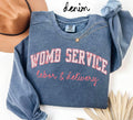Womb Service Sweatshirt Labor and Delivery Nurse Gifts Graduation Gifts Pink Toile Crewneck Chinoiserie Shirt for Women Sweatshirt – Feel-Good Design · Trending Graphic Apparel