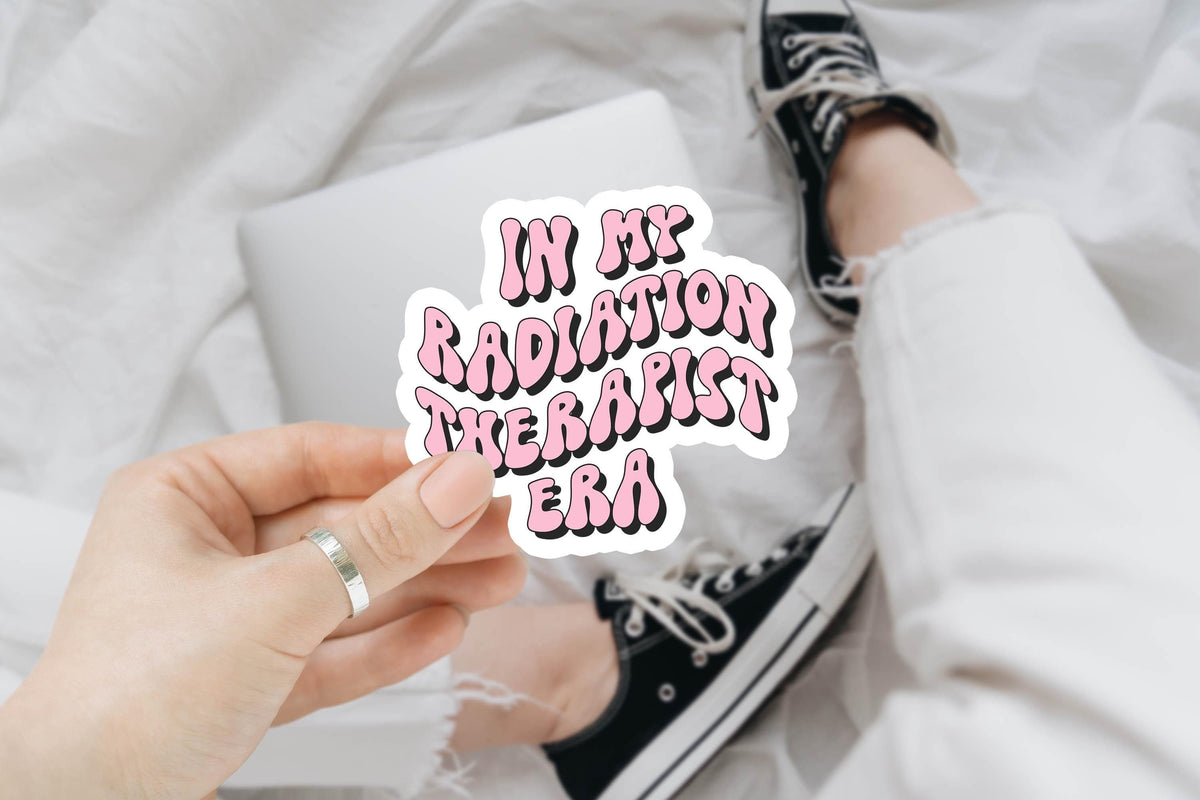 Radiation Therapist Sticker Radiation Therapist Gifts Graduation Gifts Kiss Cut Sticker Trendy Sticker Cute Sticker Laptop Decal Graphic Tee – Fan Favorite · High-Quality Print