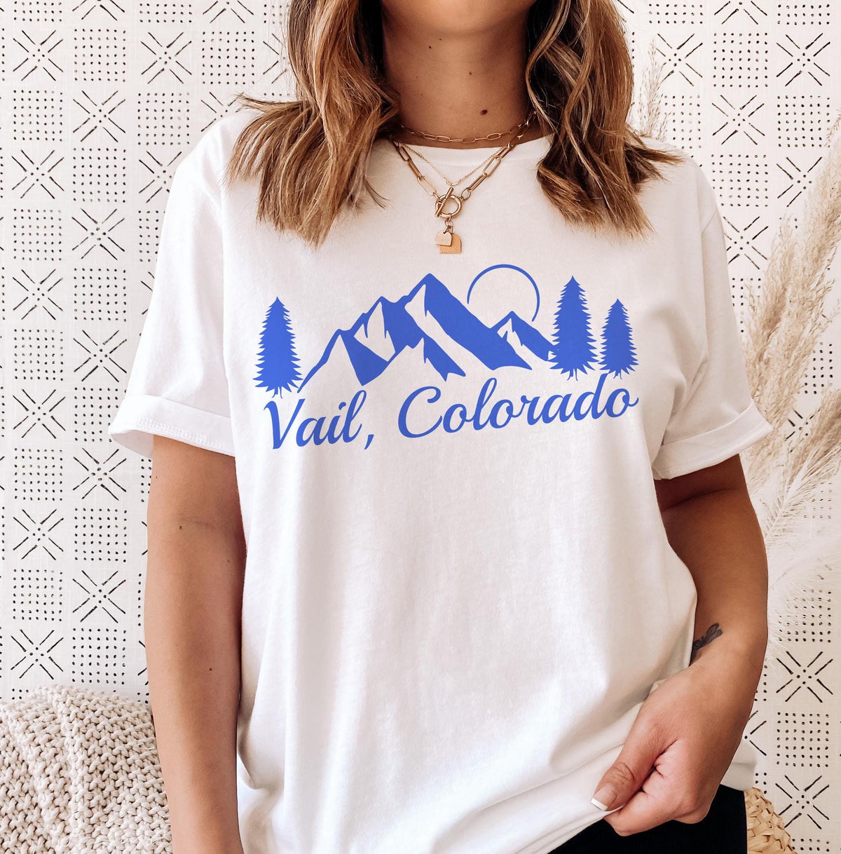 Vail Colorado TShirt Retro Mountain Unisex Vail Shirt Personalization Available Graphic Tee – Premium Graphic · Trending Graphic Apparel