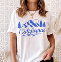 California TShirt Retro Mountain Unisex California Shirt Personalization Available Graphic Tee – Cozy Vibes · Top Pick For Any Outfit
