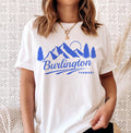 Burlington Vermont TShirt Retro Mountain Unisex Burlington Shirt Personalization Available Graphic Tee – Easygoing Wear · Trending Graphic Apparel