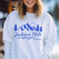 Jackson Hole Wyoming Sweatshirt Unisex Mountain Jackson Hole Sweatshirt Personalization Available Sweatshirt – Premium Graphic · Trending Graphic Apparel