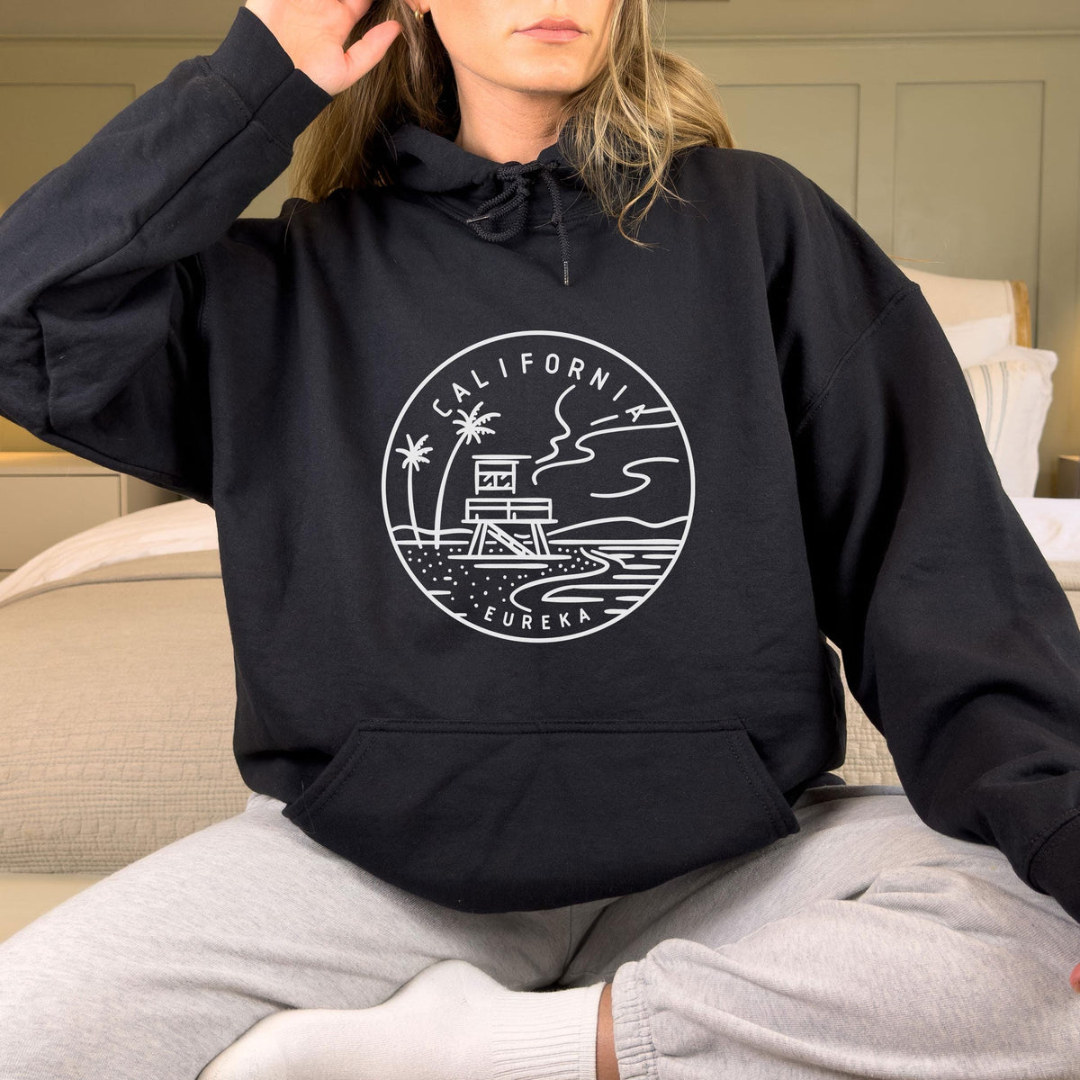 California Hoodie State Design Adult Unisex California Sweatshirt Personalization Available Hoodie – Easygoing Wear · Must-Have Style