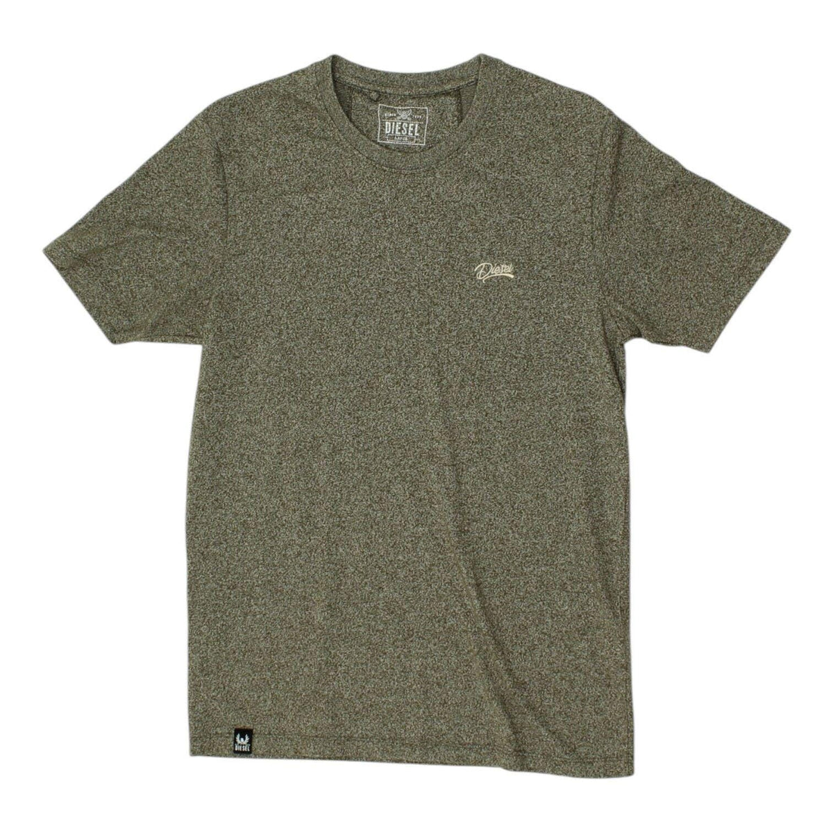 Diesel Mens Green Crew Neck Logo Tshirt Vintage Casual Designer Tee Shirt VTG Graphic Tee – Everyday Comfort · Top Pick For Any Outfit