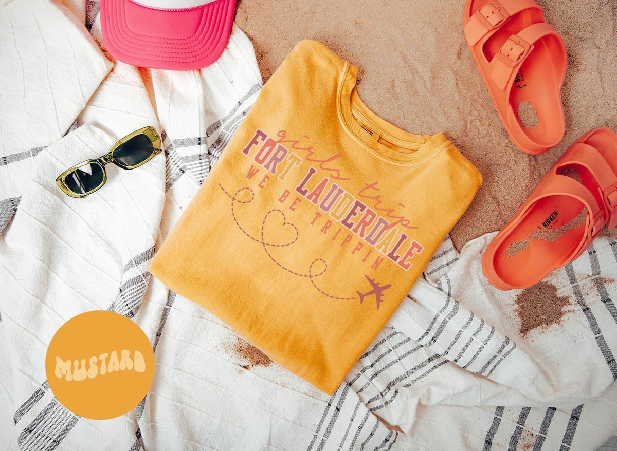 Fort Lauderdale Florida Shirt Girls Trip Tshirts Girls Trip Favors Shirts Vacation T Shirt Matching Group Tshirt Friends Trip Tee Graphic Tee – Bold Style · Must-Have Style