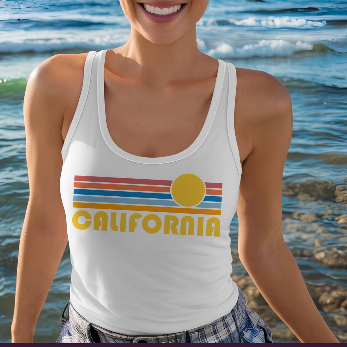 Women39s California Tank Top Women39s Racerback California Tank Top Personalization Available Tank Top – Everyday Comfort · High-Quality Print