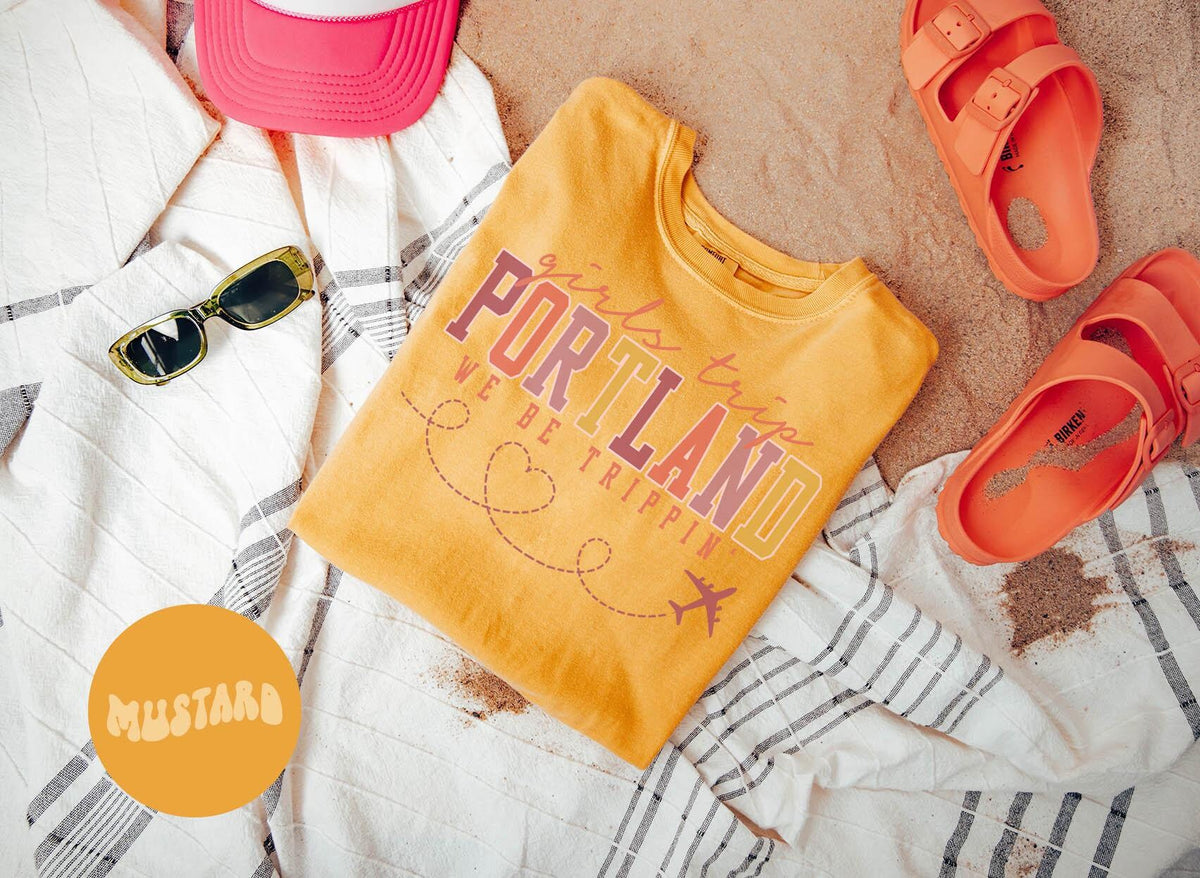 Portland Oregon Shirt Girls Trip Tshirts Girls Trip Favors Shirts Vacation T Shirt Matching Group Tshirt Friends Trip Tee for Women Graphic Tee – Warm & Stylish · Top Pick For Any Outfit