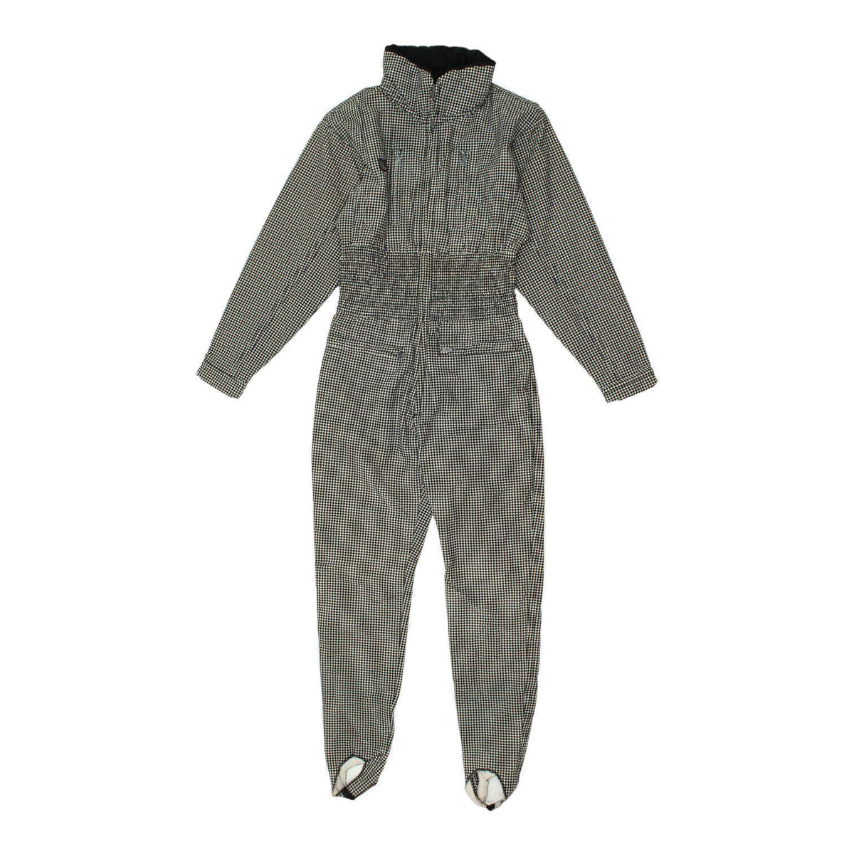 Ungaro Womens White Black Ski Suit Vintage Retro Winter Snowsuit VTG Graphic Tee – Warm & Stylish · Must-Have Style