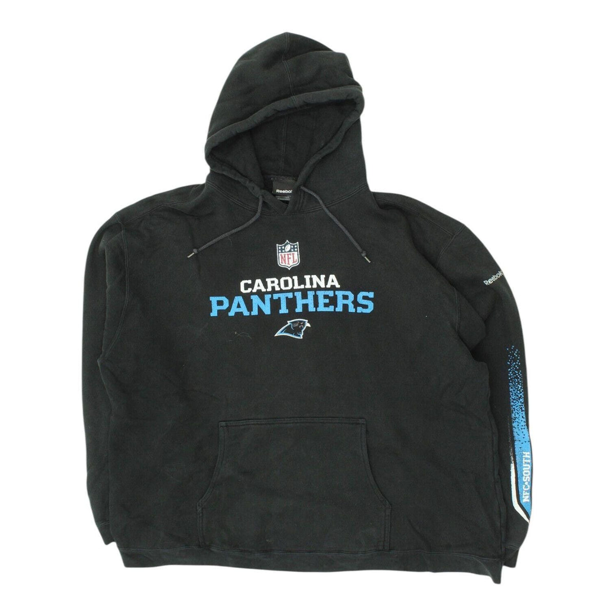 Carolina Panthers Black Hoodie Reebok Mens NFL Pullover American Sports Hoody Hoodie – Aesthetic Look · High-Quality Print