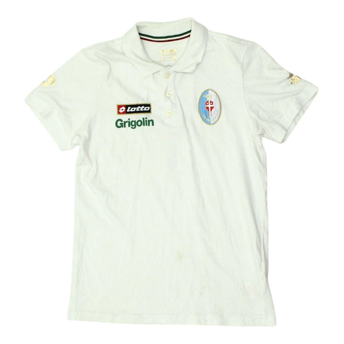 Treviso FBC Polo Shirt Vintage Lotto Mens White Football Sports Casual VTG Graphic Tee – Bold Style · Top Pick For Any Outfit