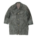 Long Black Leather Overcoat Vintage Mens Button Up High End Luxury Coat Graphic Tee – Feel-Good Design · Must-Have Style