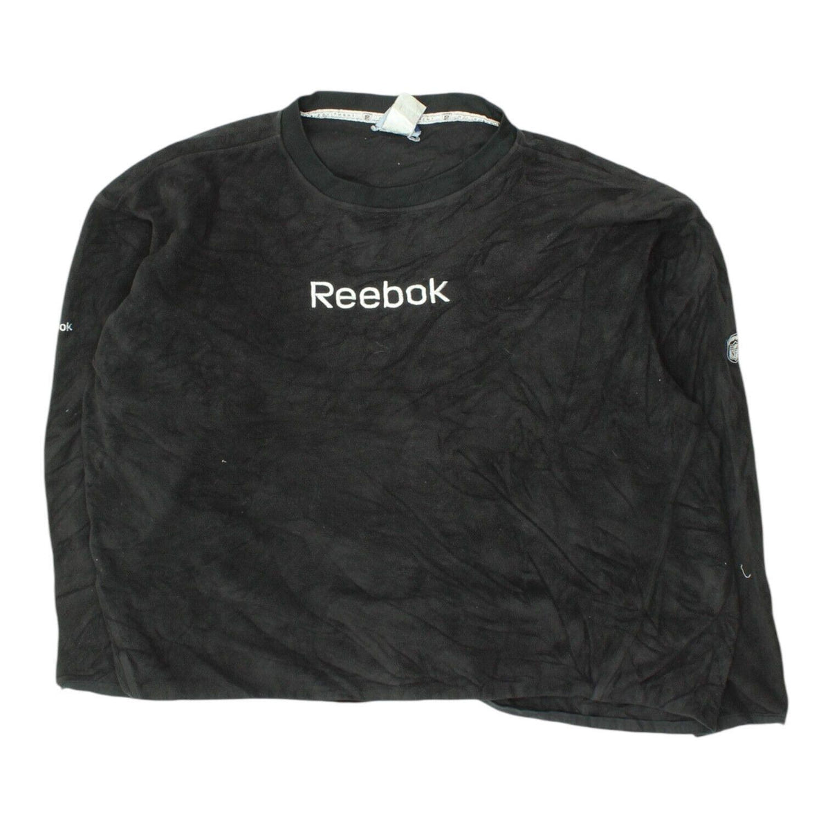 Reebok Black Fleece Sweatshirt Vintage Mens Sports Designer Jumper Long Sleeve Sweatshirt – Easygoing Wear · Perfect For Daily Wear